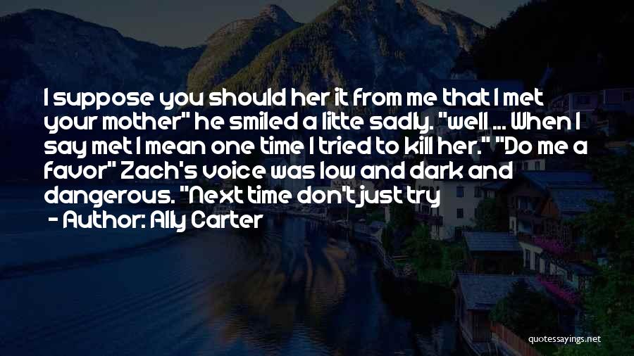 Don't Do Favor Quotes By Ally Carter