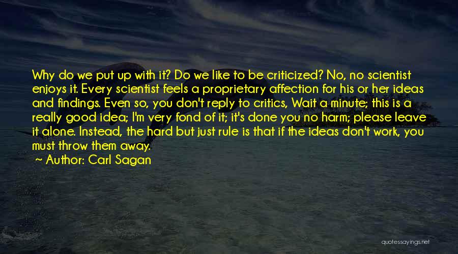 Don't Do It Alone Quotes By Carl Sagan