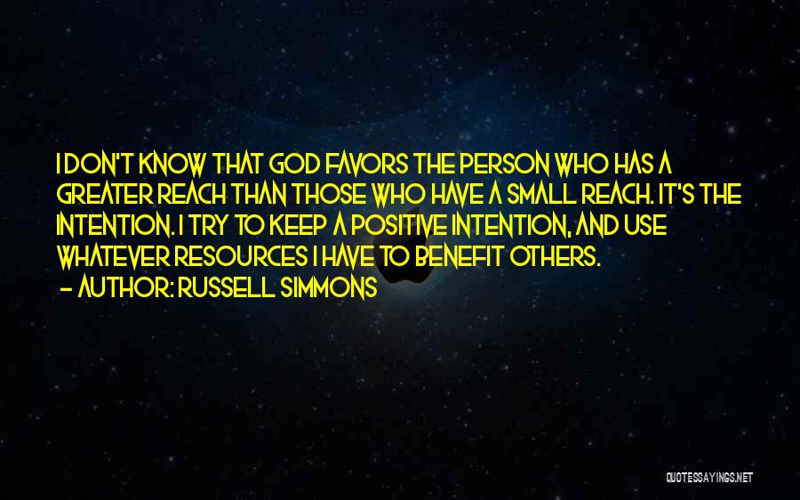 Don't Do Me No Favors Quotes By Russell Simmons