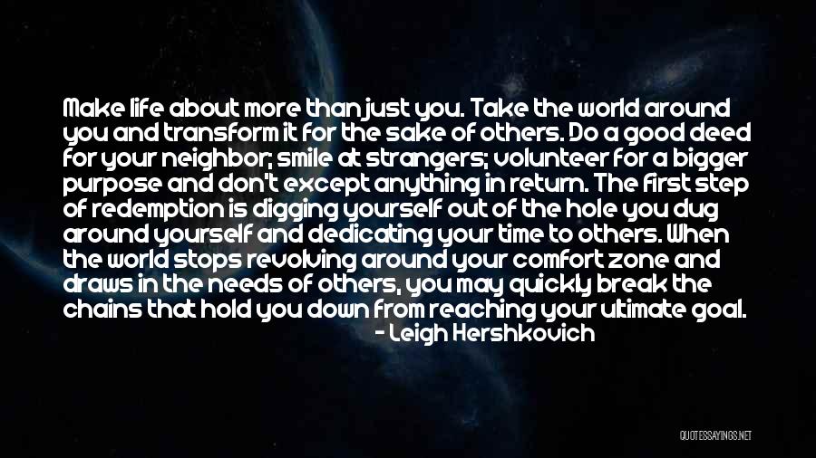 Don't Do Others Quotes By Leigh Hershkovich