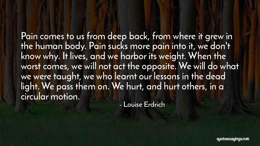 Don't Do Others Quotes By Louise Erdrich