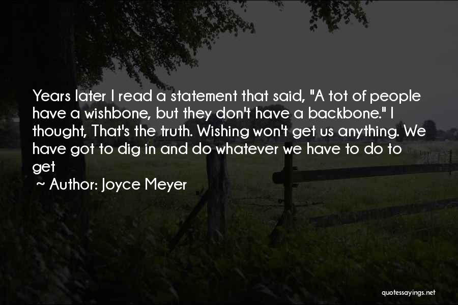 Don't Do That Quotes By Joyce Meyer