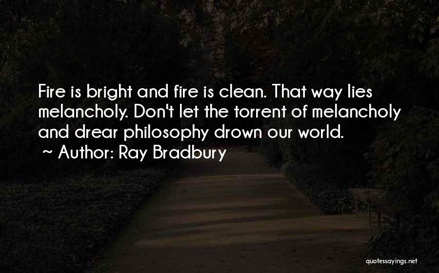 Don't Drown Quotes By Ray Bradbury