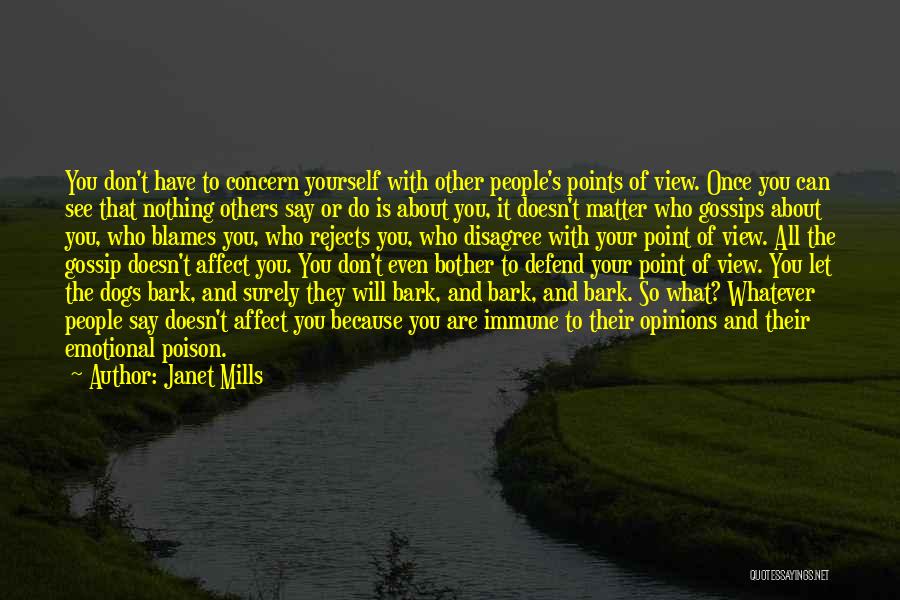 Don't Even Bother Quotes By Janet Mills