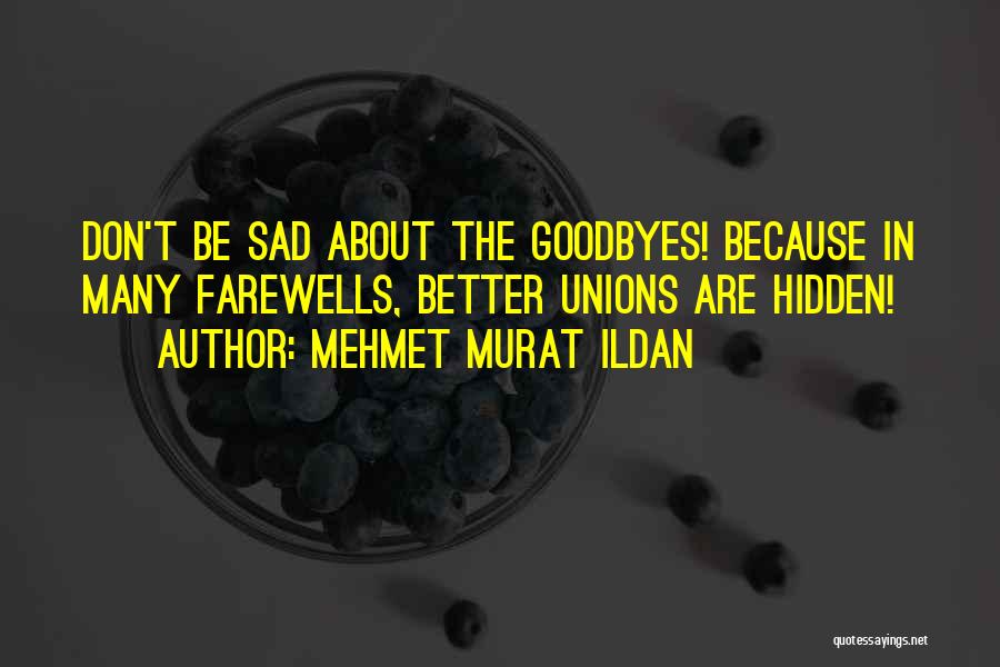Don't Ever Be Sad Quotes By Mehmet Murat Ildan