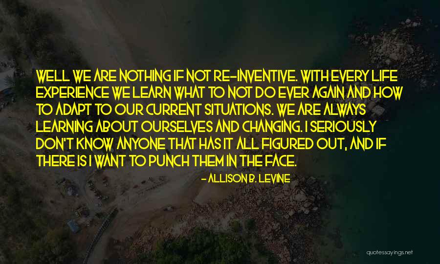 Don't Ever Do That Again Quotes By Allison B. Levine Don't Ever Do That Again Quotes By Allison B. Levine