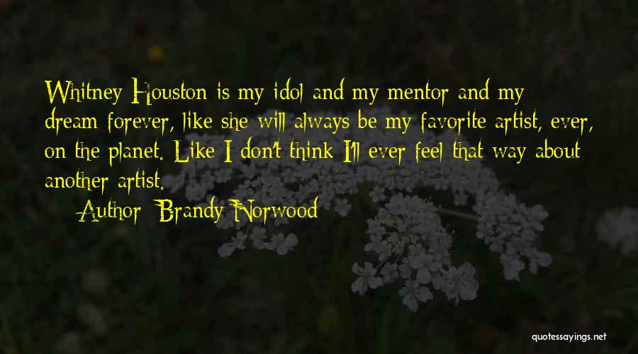 Don't Ever Think Quotes By Brandy Norwood
