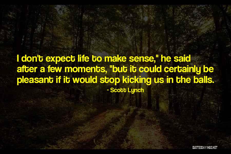 Don't Expect Quotes By Scott Lynch