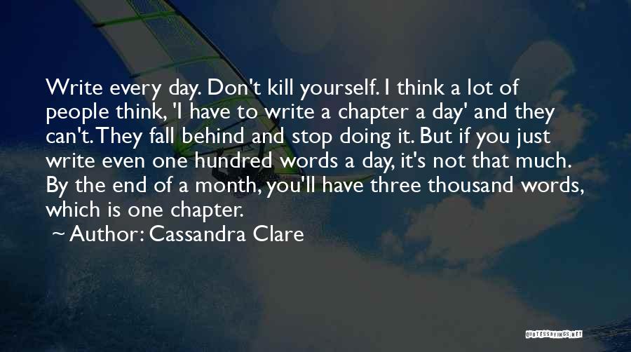 Don't Fall For Words Quotes By Cassandra Clare