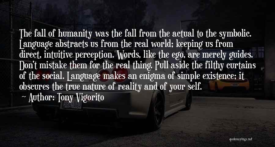 Don't Fall For Words Quotes By Tony Vigorito