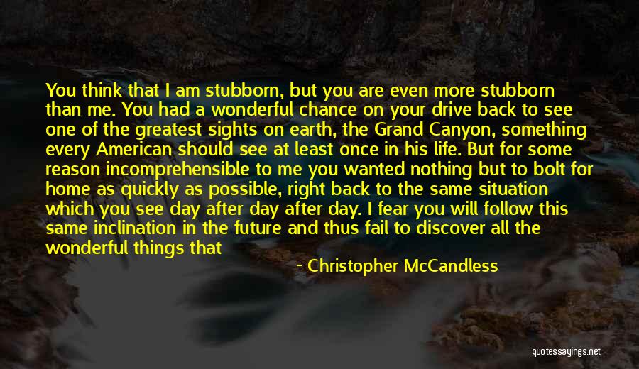 Don't Fear Nothing Quotes By Christopher McCandless