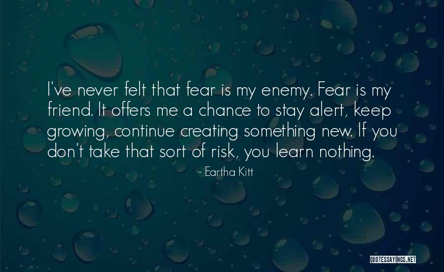 Don't Fear Nothing Quotes By Eartha Kitt