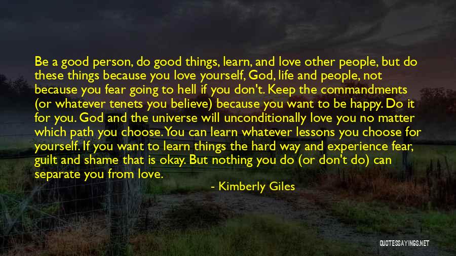 Don't Fear Nothing Quotes By Kimberly Giles