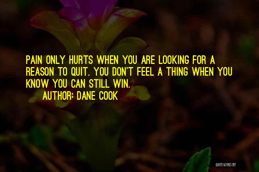 Don't Feel Hurt Quotes By Dane Cook