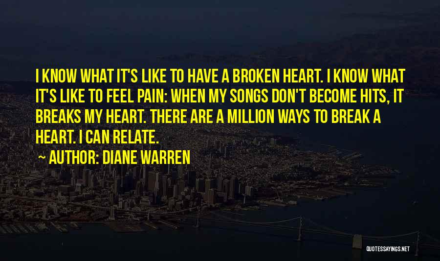 Don't Feel Quotes By Diane Warren
