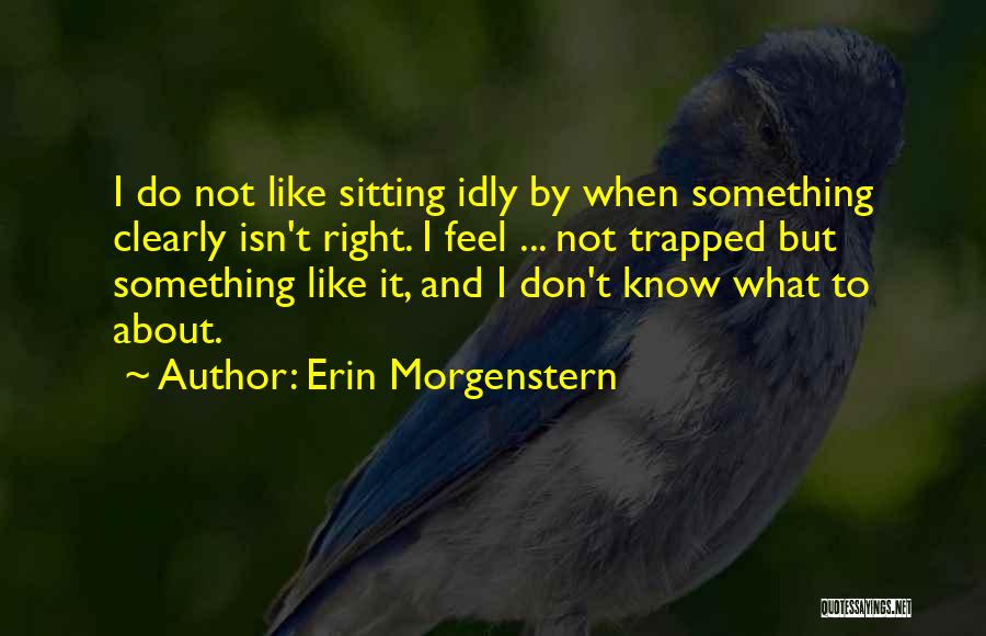 Don't Feel Trapped Quotes By Erin Morgenstern