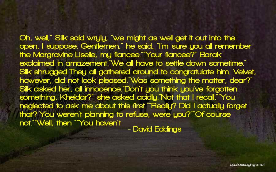 Don't Forget Her Quotes By David Eddings