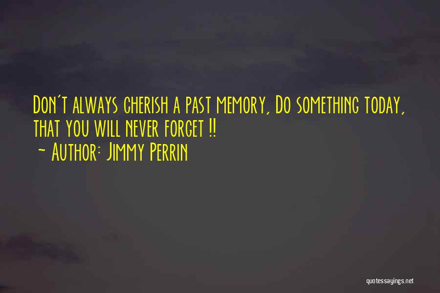 Don't Forget Past Quotes By Jimmy Perrin