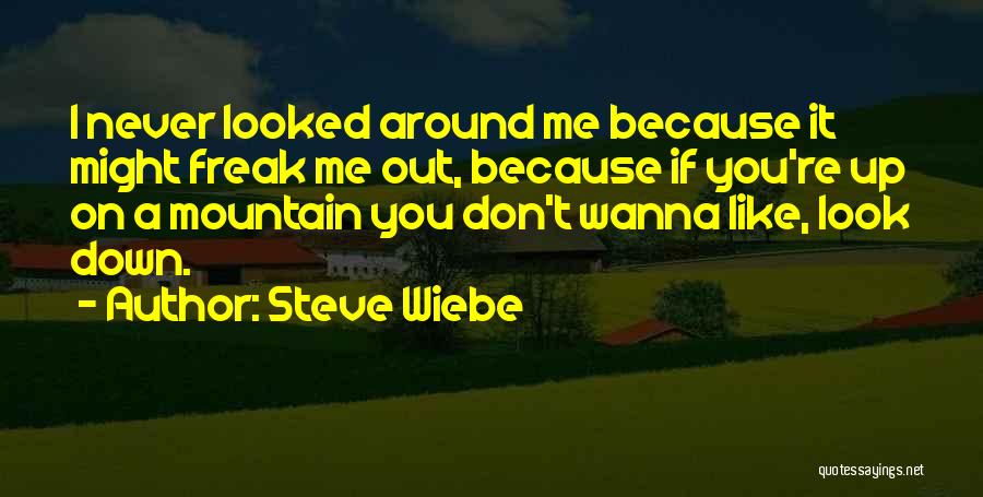 Don't Freak Out Quotes By Steve Wiebe