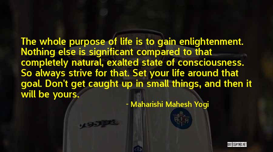 Don't Get Caught Up In Life Quotes By Maharishi Mahesh Yogi