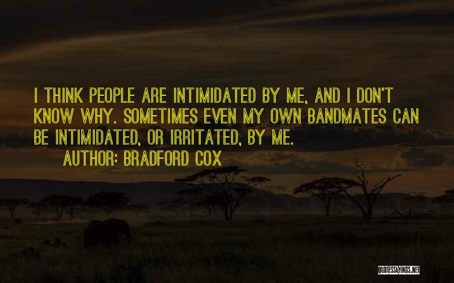 Don't Get Irritated Quotes By Bradford Cox