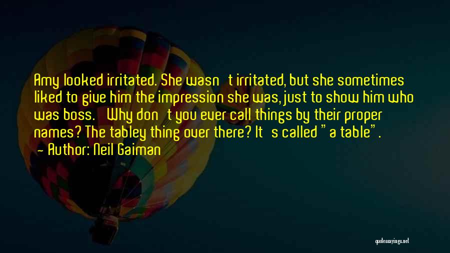 Don't Get Irritated Quotes By Neil Gaiman