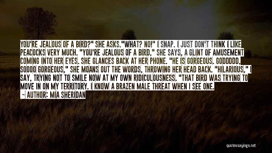 Don't Get Jealous Of Me Quotes By Mia Sheridan