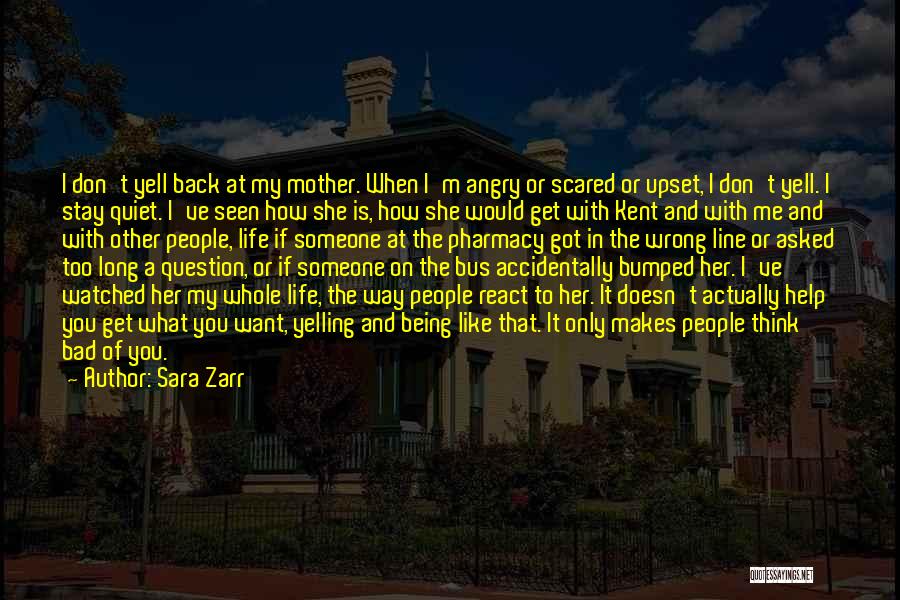 Don't Get Scared Quotes By Sara Zarr