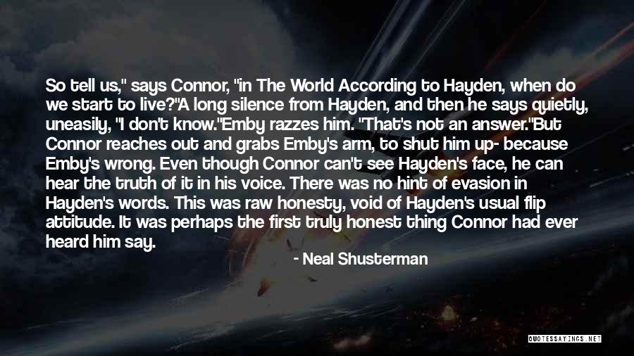 Don't Get The Hint Quotes By Neal Shusterman