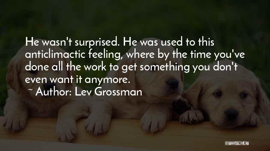 Don't Get Used Quotes By Lev Grossman