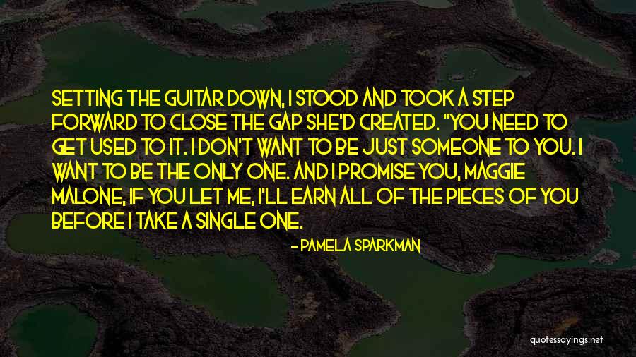 Don't Get Used To Me Quotes By Pamela Sparkman