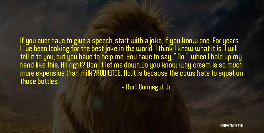 Don't Give Up Just Hold On Quotes By Kurt Vonnegut Jr.