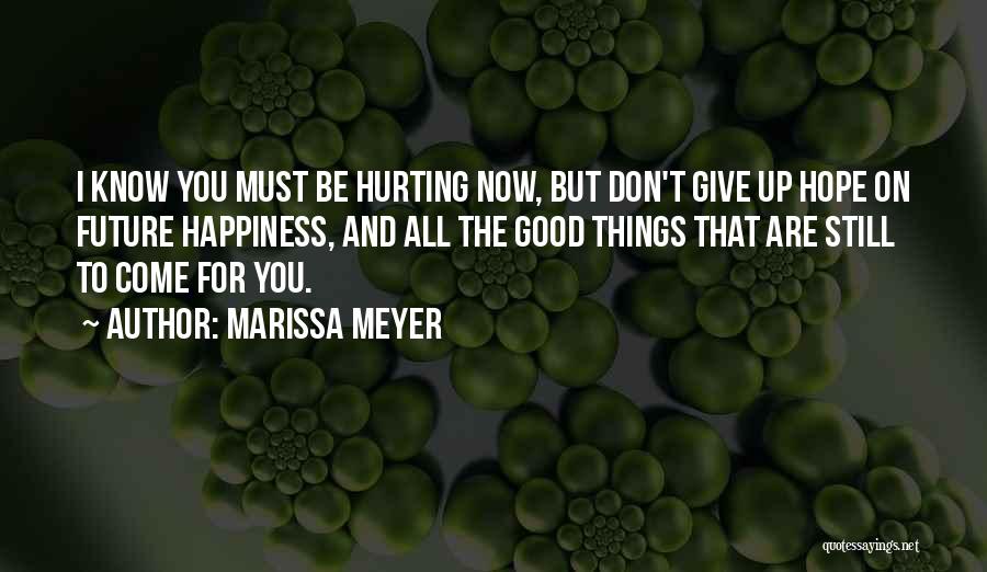 Don't Give Up Now Quotes By Marissa Meyer