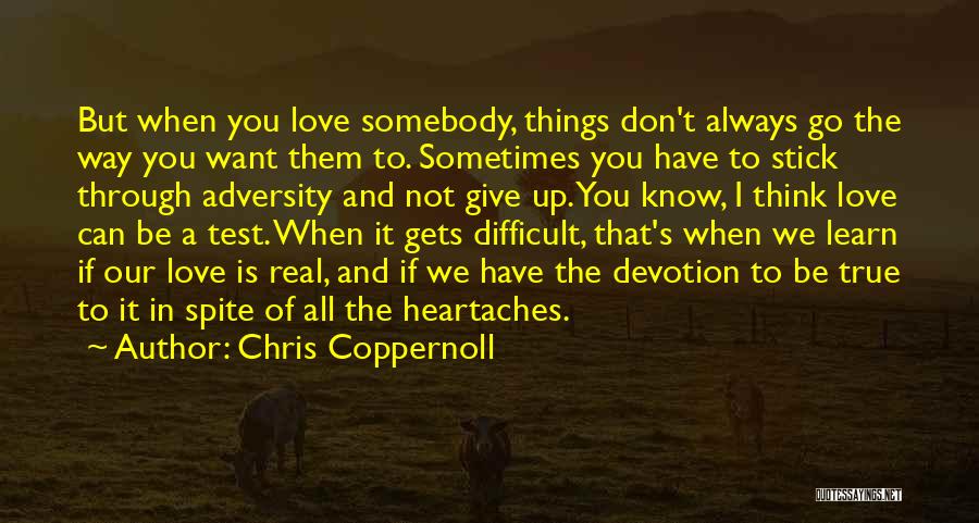 Don't Give Up On True Love Quotes By Chris Coppernoll