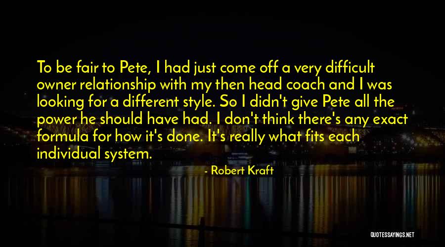 Don't Give Up Relationship Quotes By Robert Kraft