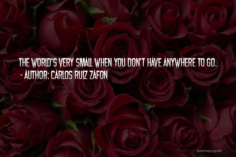 Don't Go Anywhere Quotes By Carlos Ruiz Zafon