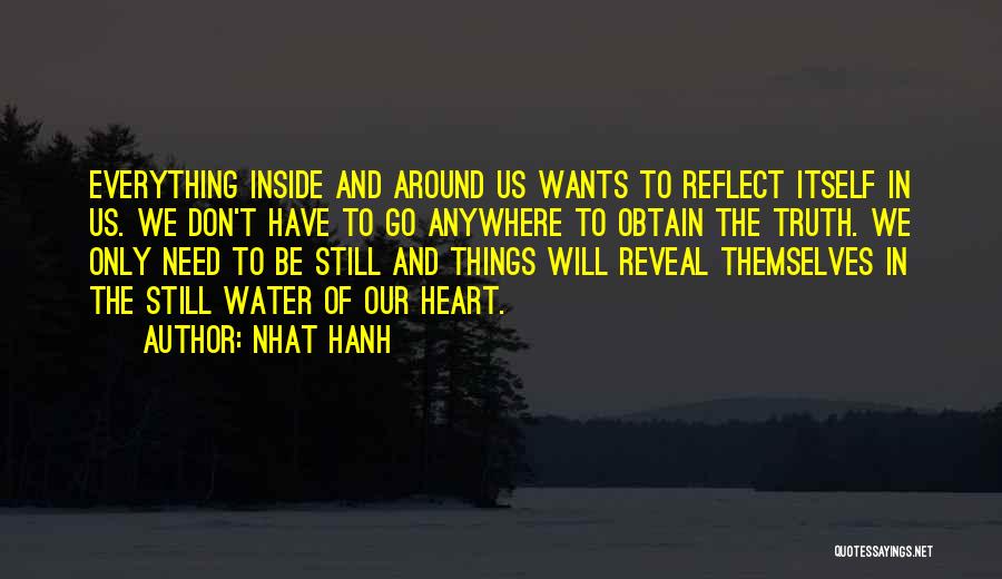 Don't Go Anywhere Quotes By Nhat Hanh