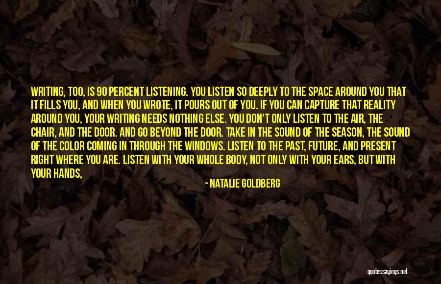 Don't Go Back To The Past Quotes By Natalie Goldberg Don't Go Back To The Past Quotes By Natalie Goldberg
