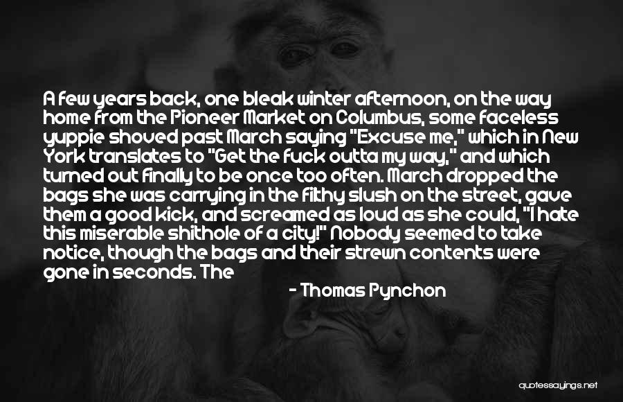 Don't Go Back To The Past Quotes By Thomas Pynchon