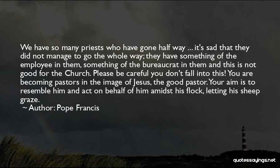 Don't Go Please Quotes By Pope Francis