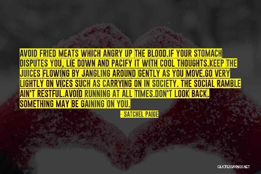 Don't Go Running Back Quotes By Satchel Paige Don't Go Running Back Quotes By Satchel Paige