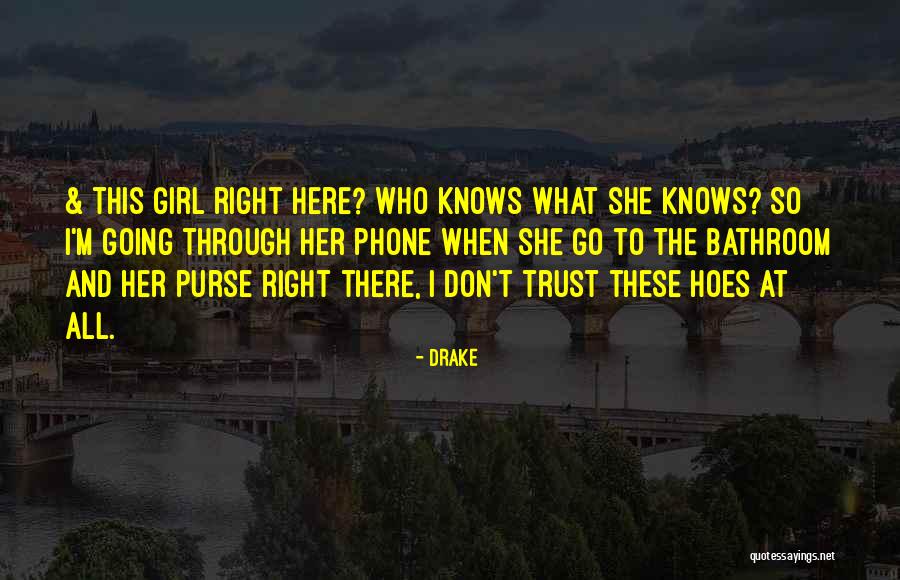 Don't Go Through My Phone Quotes By Drake