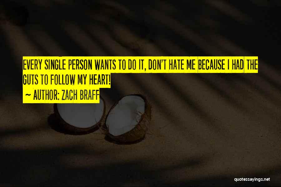 Don't Hate Me Because Quotes By Zach Braff