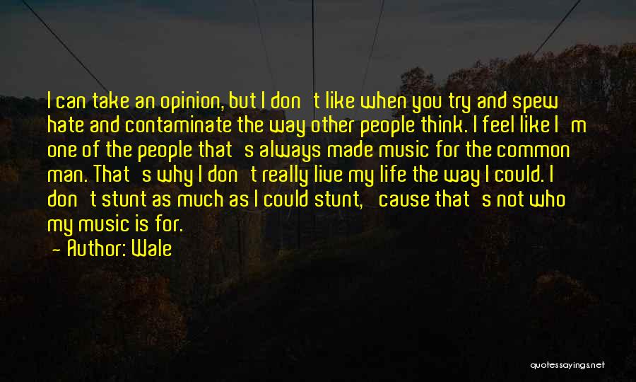 Don't Hate My Life Quotes By Wale