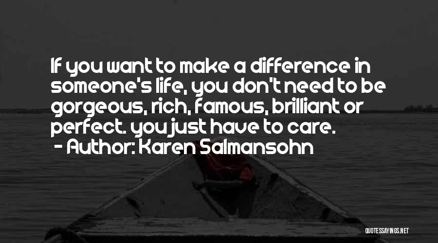 Don't Have Value Quotes By Karen Salmansohn