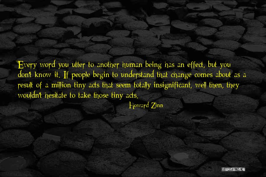 Don't Hesitate Quotes By Howard Zinn