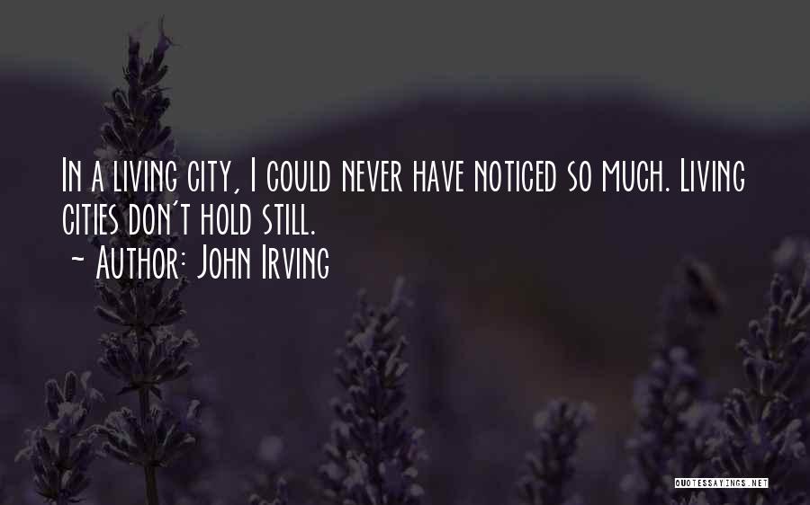 Don't Hold Onto Things Quotes By John Irving