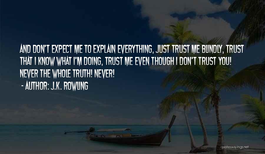 Don't Know What To Expect Quotes By J.K. Rowling