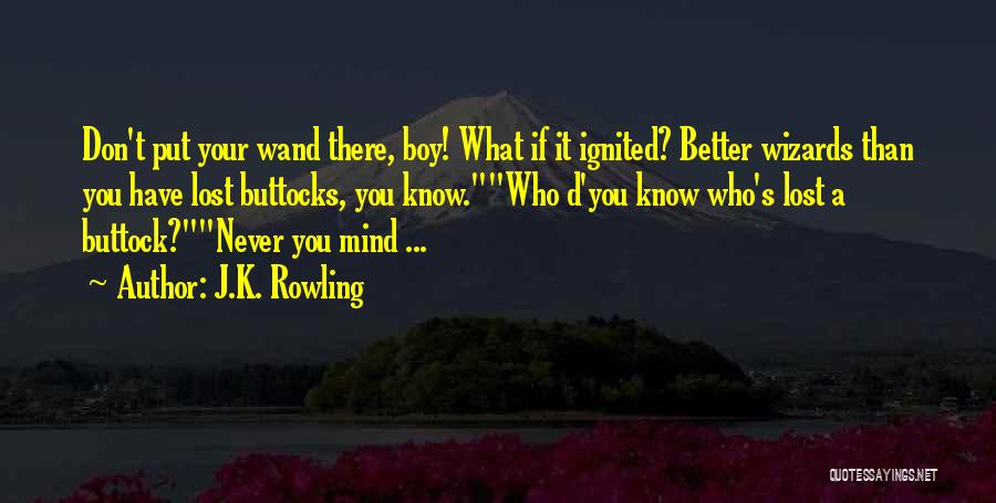 Don't Know What You Lost Quotes By J.K. Rowling