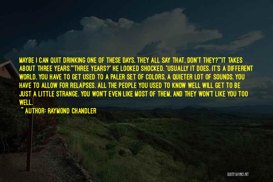 Don't Know When To Quit Quotes By Raymond Chandler